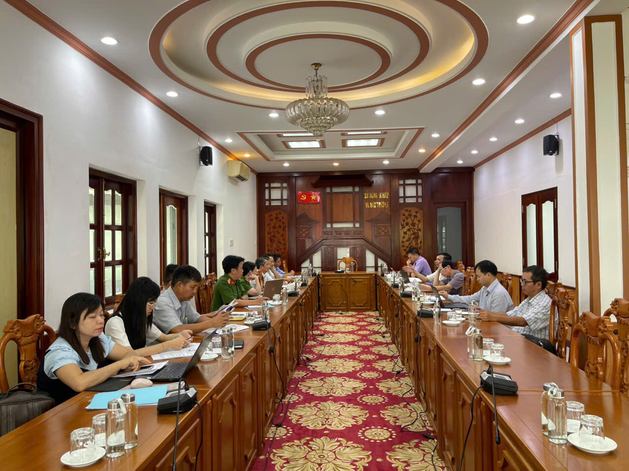 Đoàn công tác làm việc với Sở Nông nghiệp và Môi trường thành phố Cần Thơ