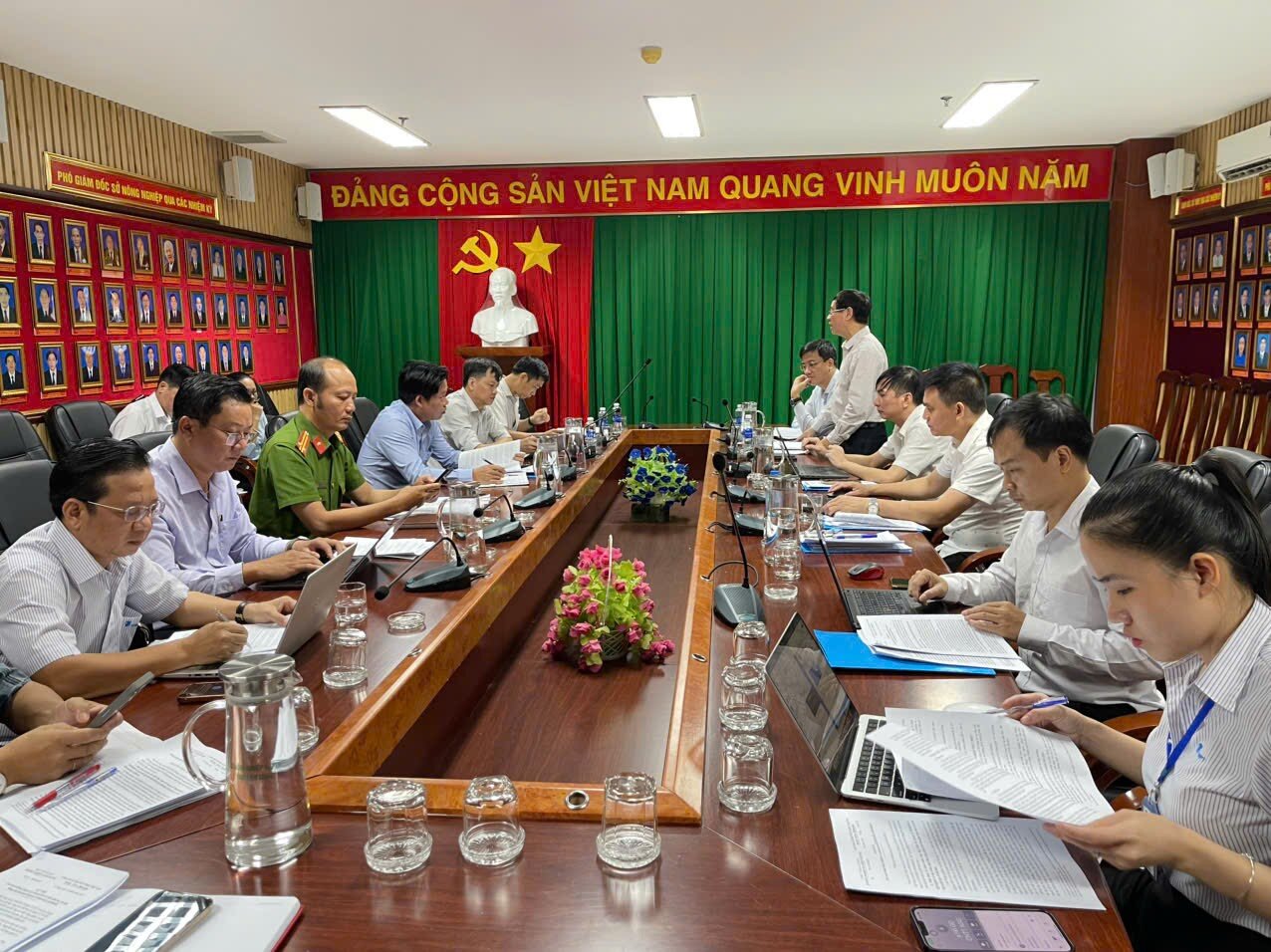 Đoàn công tác làm việc với Sở Nông nghiệp và Môi trường tỉnh An Giang